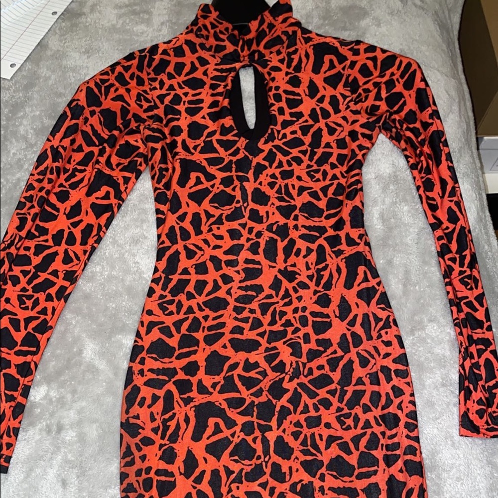 Dress, small, red & black…